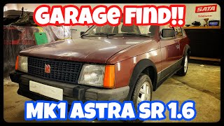 Garage find Mk1 Vauxhall Astra SR 16 [upl. by Eissehc]