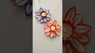 Diwali Diya decoration ideas 😍 shorts diwali diwali2024 [upl. by Whitten]