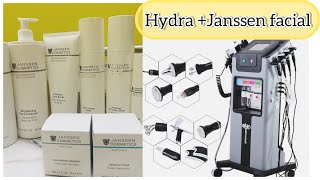 Hydra facial with Janssen‼️فیشل کرنے کا اتنا بہترین طریقہ آج سے پہلے آپکو کسی نے نہیں بتایا ہوگا⁉️ [upl. by Eirollam]