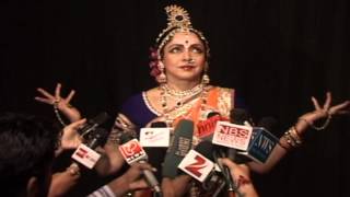 Hema Malinis dance performance at Iskcon on Janmashtami [upl. by Annnora480]