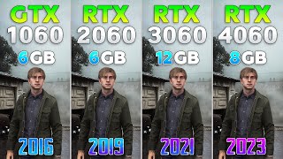 RTX 4060 vs RTX 3060 vs RTX 2060 vs GTX 1060  Test in New Games 2024 [upl. by Calva]