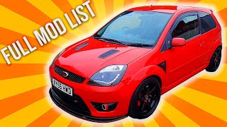 Fiesta ST150  Full Modification List [upl. by Htebazileyram]