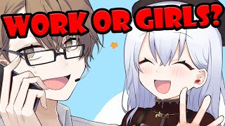 His guilt of making the girls wait  Animated Story VTuberNIJISANJI Moments Eng Sub [upl. by Sirap]