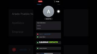Cómo ELIMINAR CONTACTOS en iPhone [upl. by Akiras]