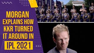 Throwback 2021 Eoin Morgan sums up KKRs epic IPL comeback  Korbo Lorbo Jeetbo [upl. by Ethelstan123]