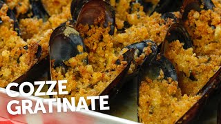 COZZE GRATINATE la ricetta originale di mia suocera 🤩 con pecorino Calabrese [upl. by Ariek]