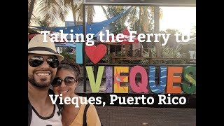 Taking the Ferry to Vieques Puerto Rico Everything you need to know [upl. by Carmelia828]