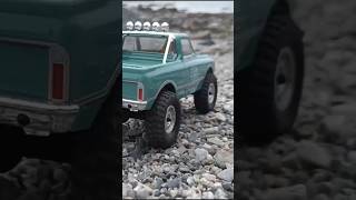 Chevy on the beach 4wd 4x4 rc axialscx24 axialadventure [upl. by Slyke]