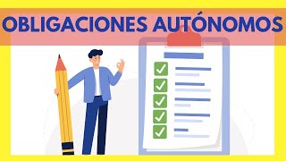 ✓ Obligaciones Tributarias de los AUTÓNOMOS en España  2023 empleo trabajo autonomos [upl. by Naivart]