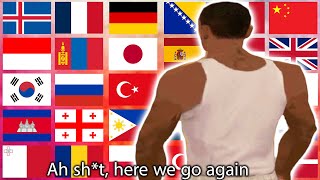 quotAh Sht Here We Go Againquot in 70 Languages Meme [upl. by Deryl]