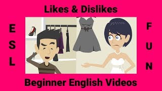 Likes amp Dislikes  Colors amp Fashion  ESL Beginner Conversation [upl. by Gregg]