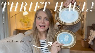 First THRIFT HAUL of 2023  Decorating with THRIFT Store Finds [upl. by Yllac]