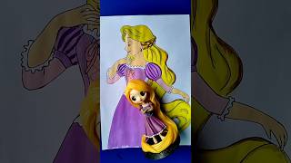 Rapunzel drawing viralvideo shorts longhair Rapunzel [upl. by Wyler]