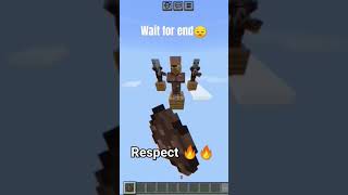 Minecraft Respect 🔥❤️minecraft respect shorts [upl. by Anastase]