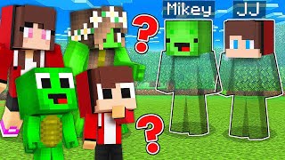 JJ And Mikey VS FAMILY Camouflage Hide and Seek Challenge  in Minecraft Maizen [upl. by Risay]