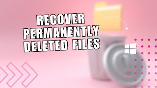 ❤️ SIMPLE How To Recover Permanently Deleted Files from Windows PC for Free  Tutorial [upl. by Norb]