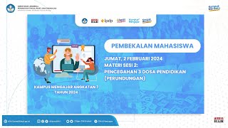 Pembekalan Mahasiswa Kampus Mengajar Angkatan 7 Tahun 2024 [upl. by Cacilia336]