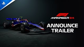 F1 Manager 2024  Announce Trailer  PS5 amp PS4 Games [upl. by Ayotna443]