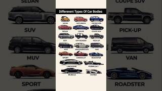 Differerent Types Of Car Body Style shorts [upl. by Lalla754]