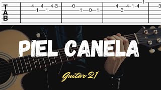 Piel Canela  Guitar Tutorial  TAB Cuco [upl. by Ahserb]