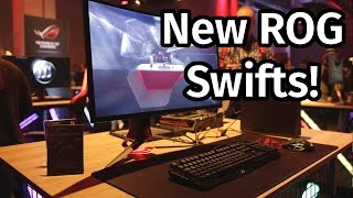 Asus ROG Show Off New Toys Inc PG27UQ GTX 1080ti Poseidon [upl. by Rabiah]