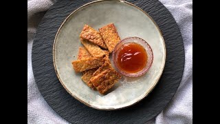 Crispy Fried Tempeh vegan [upl. by Sheffield810]