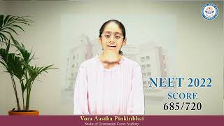 NEET UG 2022 I Meet Top Performer I Testimonial I Aastha Vora I Exclusively With Gyanmanjari [upl. by Schmeltzer]