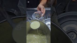 Amazing Drink  Soy Milk with Ice in Vientiane Night Market foodie [upl. by Salchunas]