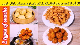 2 Different TypeTea Time Snacks  Quick And Easy Snacks  Zinger Fries Recipe  Rice Balls Recipe [upl. by Srednas]