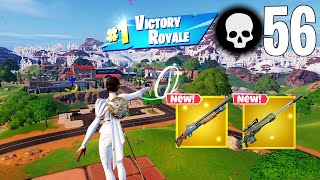 56 Elimination Solo Vs Squads Gameplay Wins NEW Fortnite Chapter 5 [upl. by Gaston]