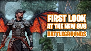 FIRST LOOK AT THE NEW 8v8 BATTLEGROUNDS  ELDER SCROLLS ONLINE  UPDATE 44 [upl. by Spiegelman930]