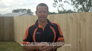 How to Build a Fence  Mitre 10 Easy As DIY [upl. by Driskill712]