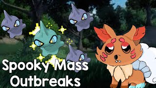 Shiny Hunting Spooky Mass Outbreaks 2024 and 2023 [upl. by Barabas]