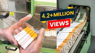 How Cigarettes are Manufactured  Start to Finish  Cigarette Manufacturing [upl. by Rachelle]