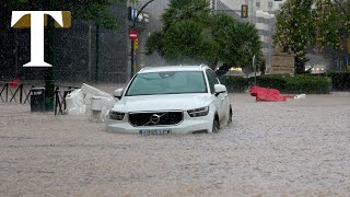 Spain weather Thousands evacuated after fresh flood warning [upl. by Imalda]