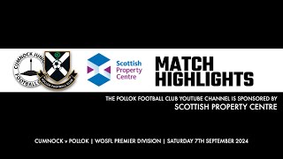 Cumnock v Pollok  7th September 2024 [upl. by Latsryk]