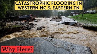 Catastrophic Flooding in Western North Carolina and Eastern Tennessee Why Is It So Bad There [upl. by Anneres]