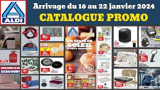 catalogue ALDI du 16 au 22 janvier ✅ Arrivage du jour 🔥 Promo deals publicité maison cuisine couture [upl. by Atena368]