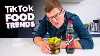 Chef Tests and Reviews More TikTok Food Trends [upl. by Niroht]