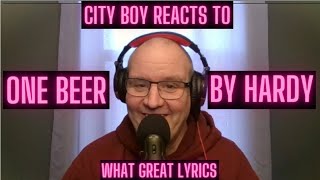 City Boy First Time Reaction to Hardys One Beer [upl. by Asilrahc]