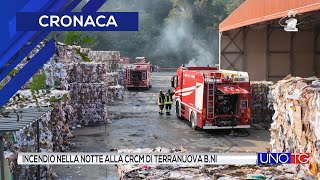 Incendio nella notte alla CRCM di Terranuova Bracciolini [upl. by Haimorej41]