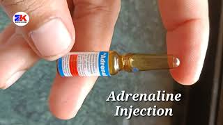 Adrenaline 05 injection  Adrenaline injection uses benefits review in Hindi [upl. by Mariette]