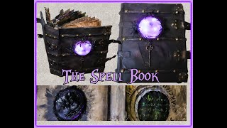 The Spell Book  Turning an old book into an ancient Book of spells for Halloween  Witches spells [upl. by Mccarty]