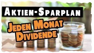 Jeden Monat Dividende mit 150€ Aktien Sparplan [upl. by Ojahtnamas682]