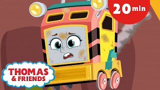 Thomas amp Friends All Engines Go  Best Moments  Sandy Versus the Storm  Kids Cartoons [upl. by Nidraj]