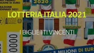 Lotteria Italia tutti i biglietti vincenti primo premio vinto a Pesaro [upl. by Anoik661]