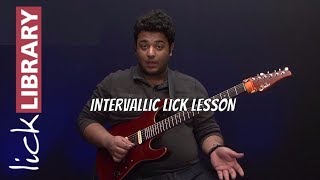 Intervallic Lick Lesson  Pritesh Walia [upl. by Charpentier]