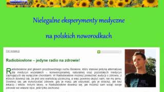 Nielegalne eksperymenty medyczne na polskich noworodkach  Radio Biosłone [upl. by Letsirc]