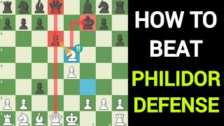 Philidor Defense  Checkmate in 12 moves🔥 [upl. by Sawyor]