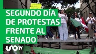 Trabajadores del PJF realizan protestas intermitentes en Paseo de la Reforma [upl. by Rossie]